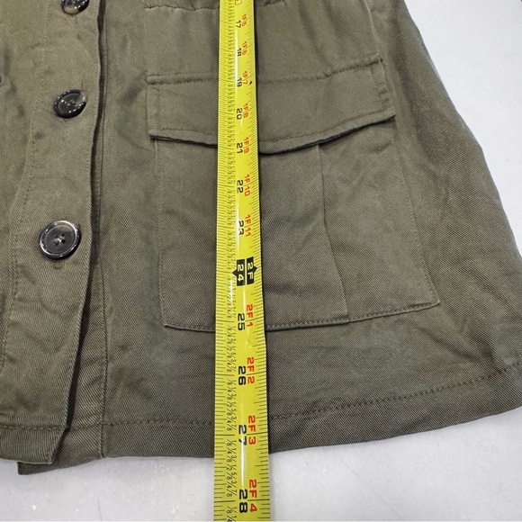 Honey Punch women’s Patch Green military jacket size medium - Picture 7 of 10